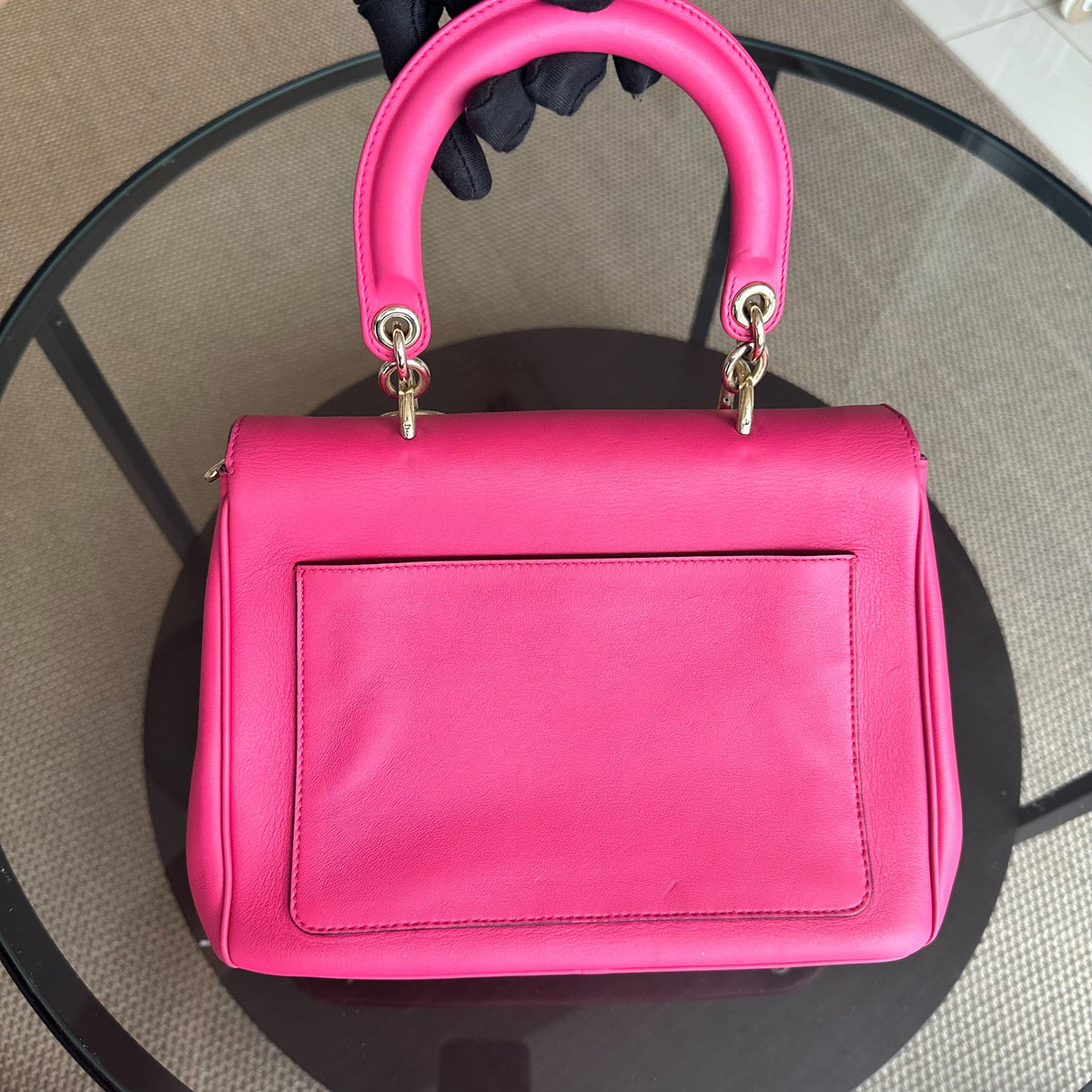 Be Small Smooth Calfskin Pink GHW