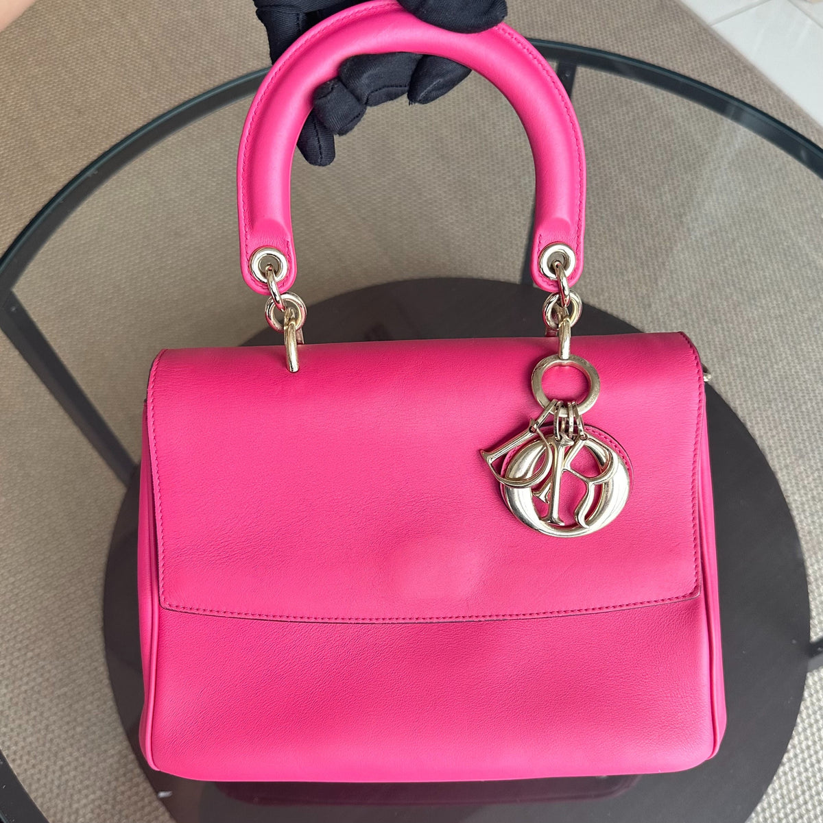 Be Small Smooth Calfskin Pink GHW