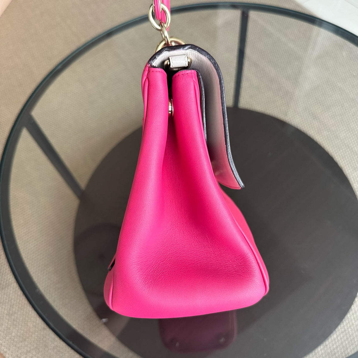 Be Small Smooth Calfskin Pink GHW