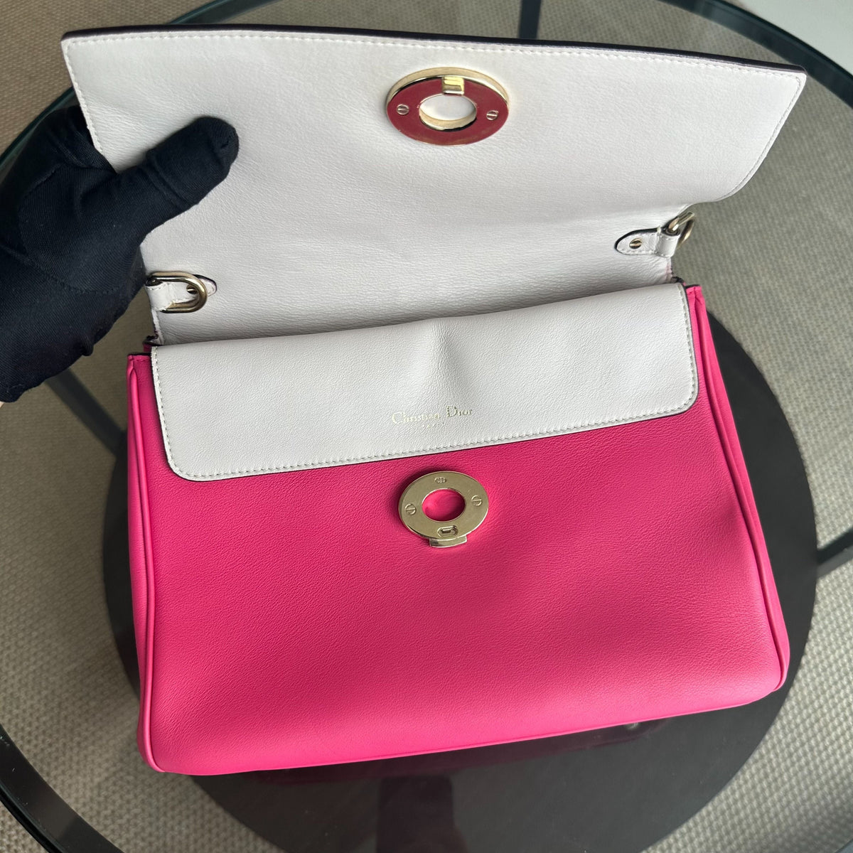 Be Small Smooth Calfskin Pink GHW