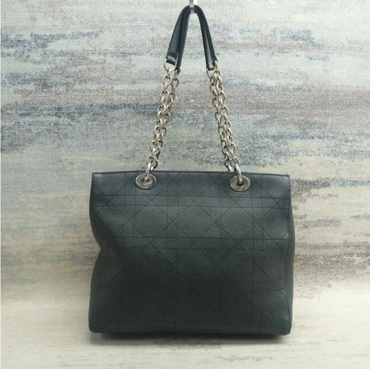 Dior Black Leather Shoulder Bag