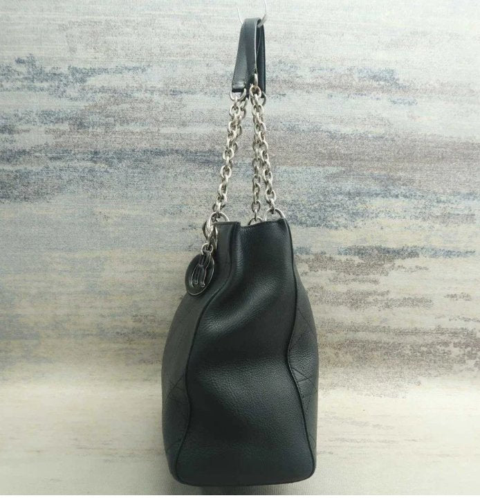 Dior Black Leather Shoulder Bag