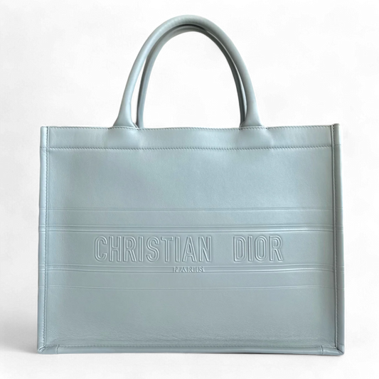 Dior Book Tote - Medium 36CM Calfskin Grey Bag