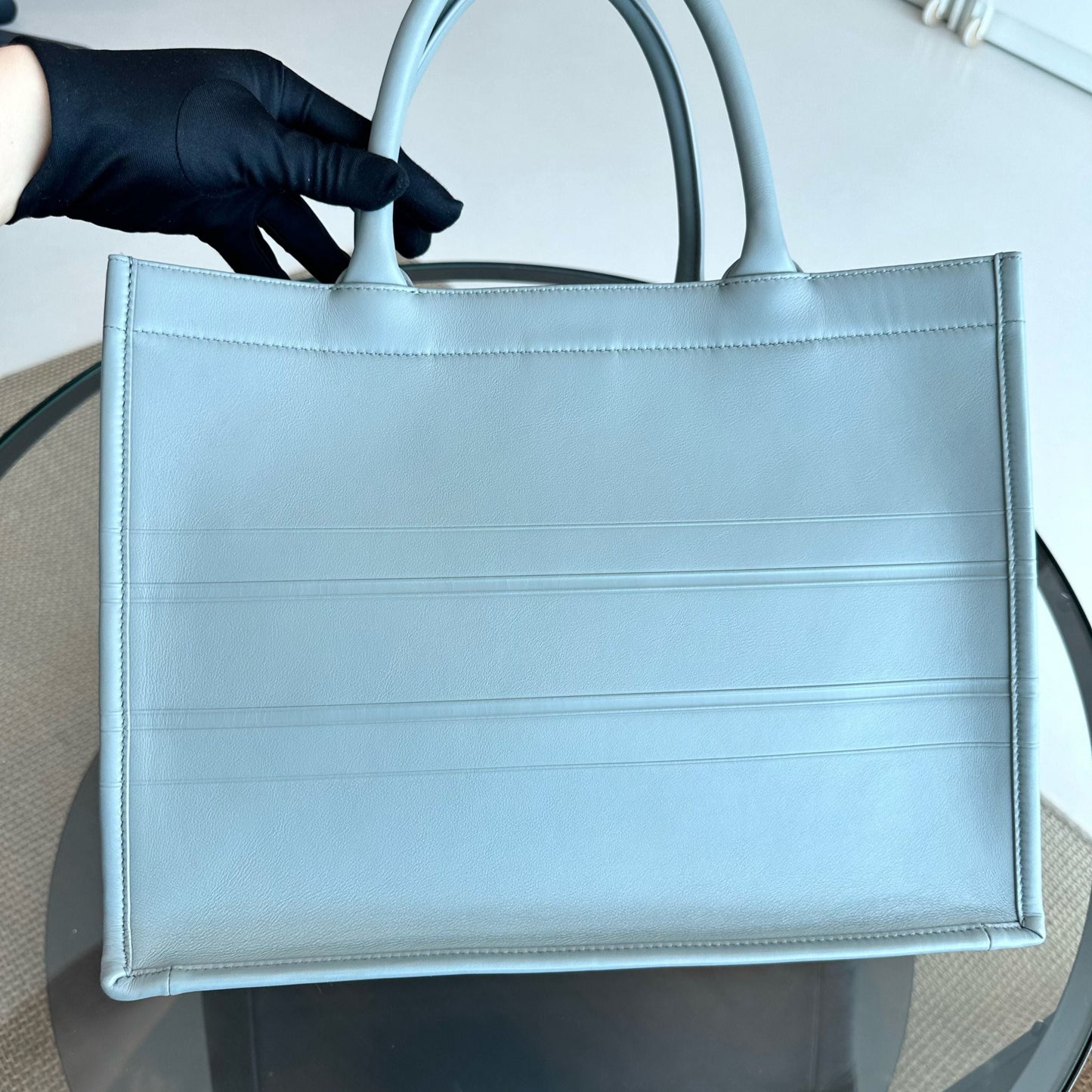 Dior Book Tote - Medium 36CM Calfskin Grey Bag