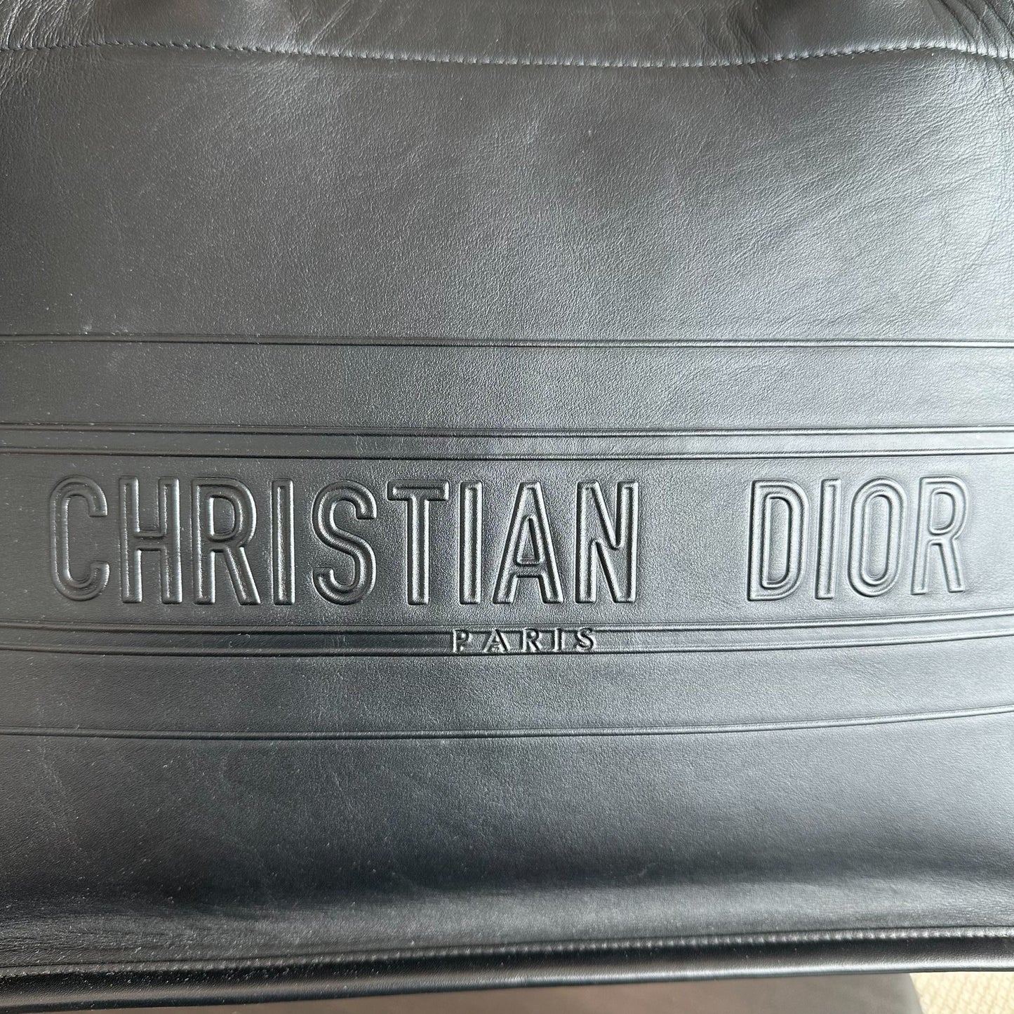Book Tote Medium 36CM Calfskin Leather Black Top Handle Bag