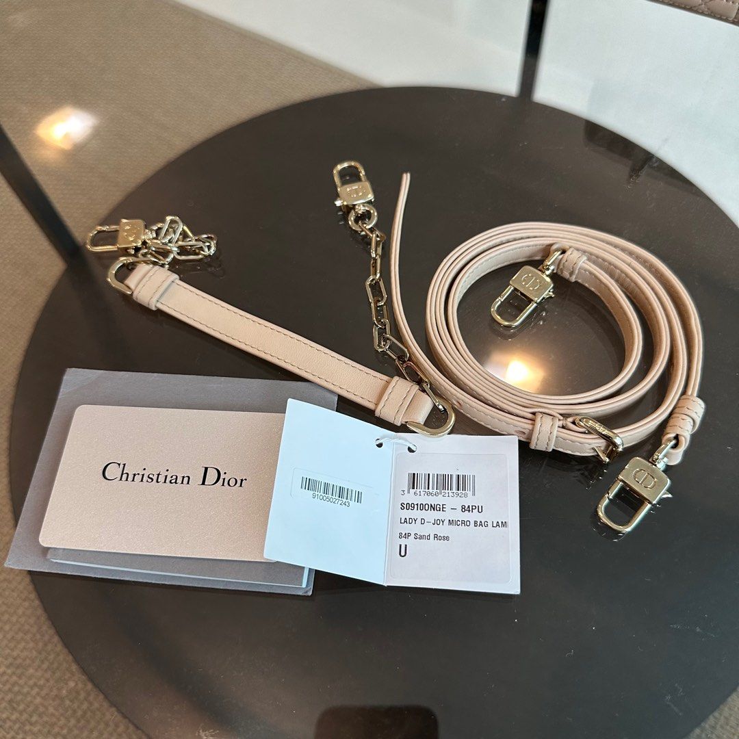 D-Joy Mini Beige Lambskin GHW D Joy