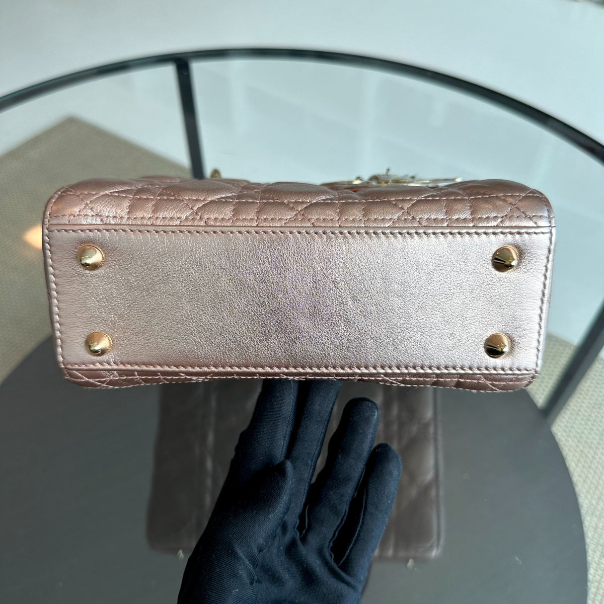 Lady Small ABC Lambskin Cannage Gunmetal MyABC LGHW