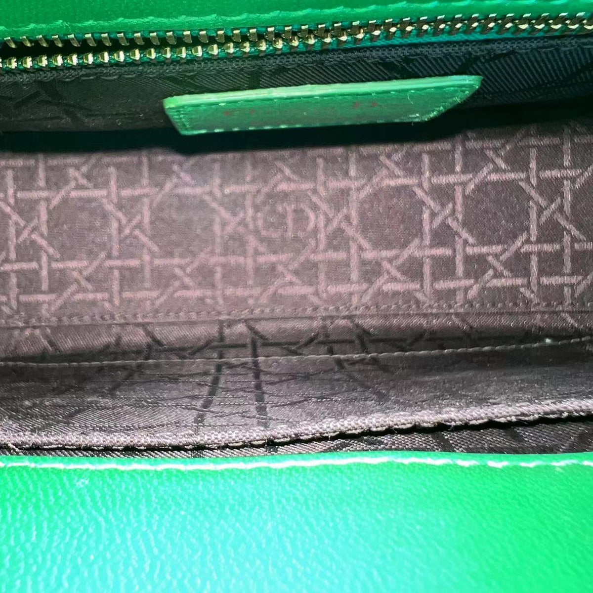 Lady Small Cannage Lambskin Jade Green ABC MyABC Golden Hardware