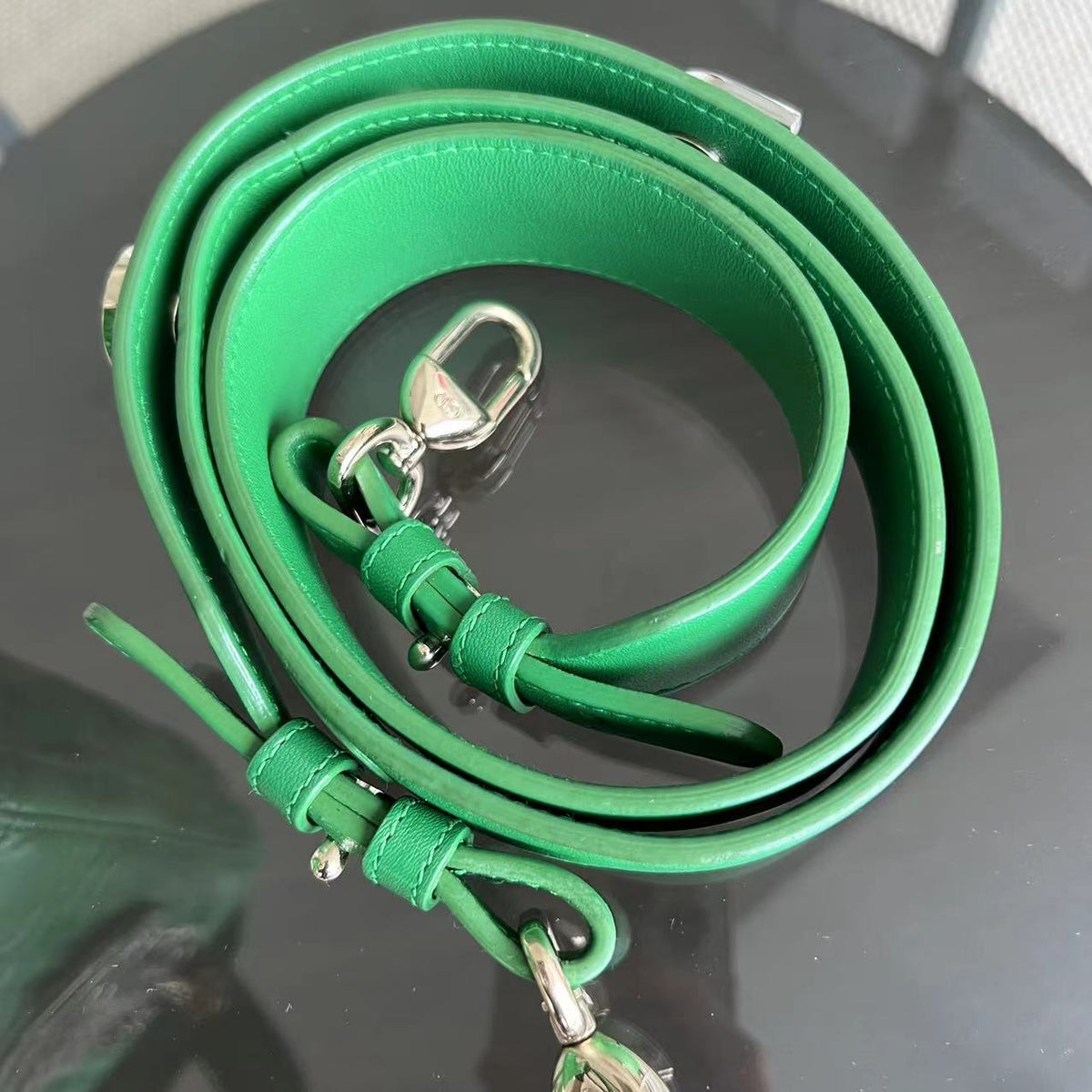 Lady Small Cannage Lambskin Jade Green ABC MyABC Golden Hardware