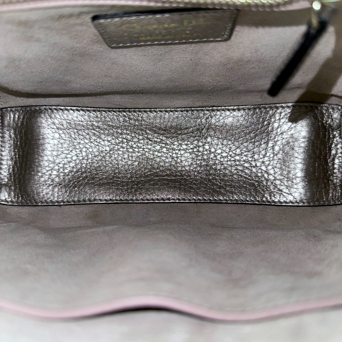 Lady Small Cannage Metallic Calfskin Rose Gold GHW