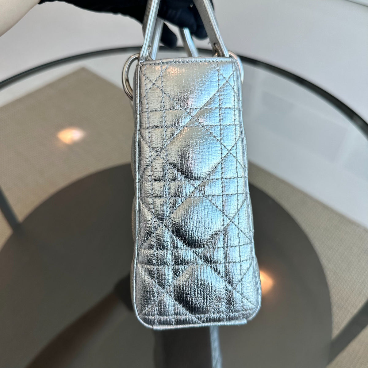 Lady Small Metallic Silver Limited Edition Badge Charm ABC SHW