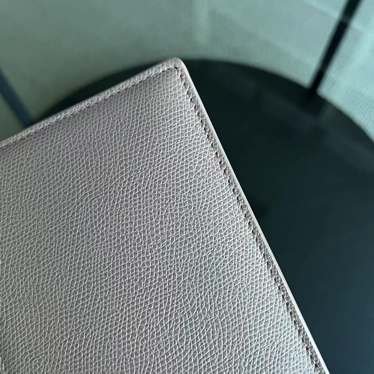 Montaigne 30 East West Grained Calfskin Light Pink Golden Hardware
