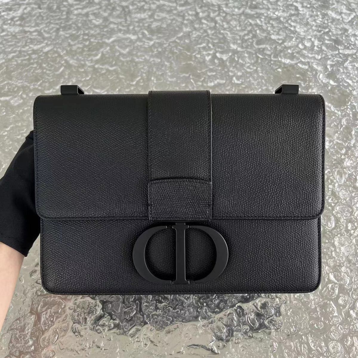 Montaigne 30 Grained Calfskin All Black