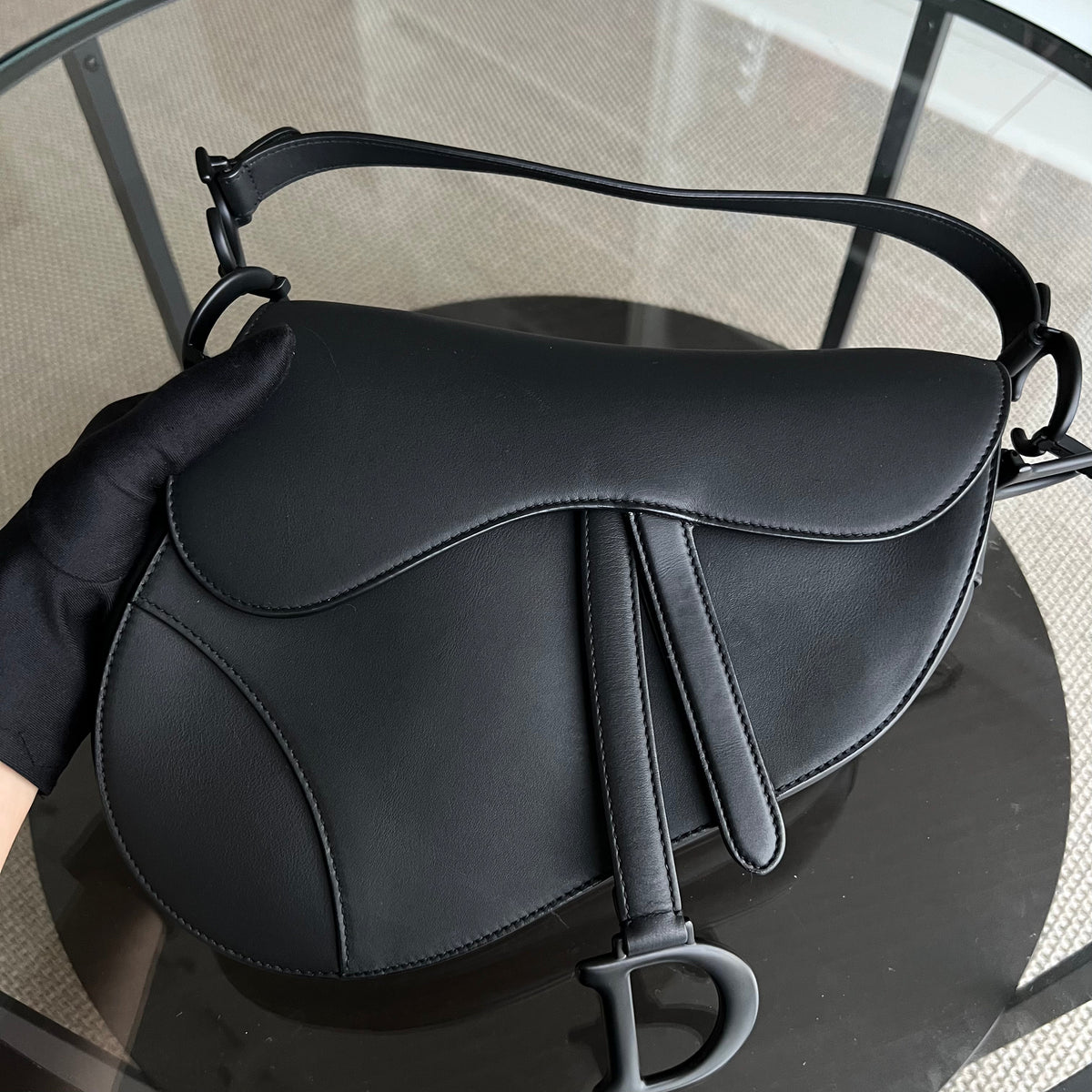 Saddle Medium CalfskinAll Black BHW