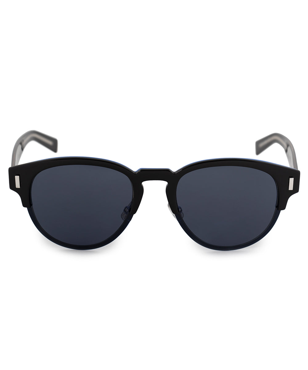 Christian Dior Black Tie TGPKU 52 Round Sunglasses