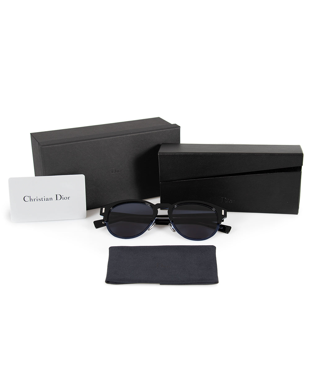 Christian Dior Black Tie TGPKU 52 Round Sunglasses