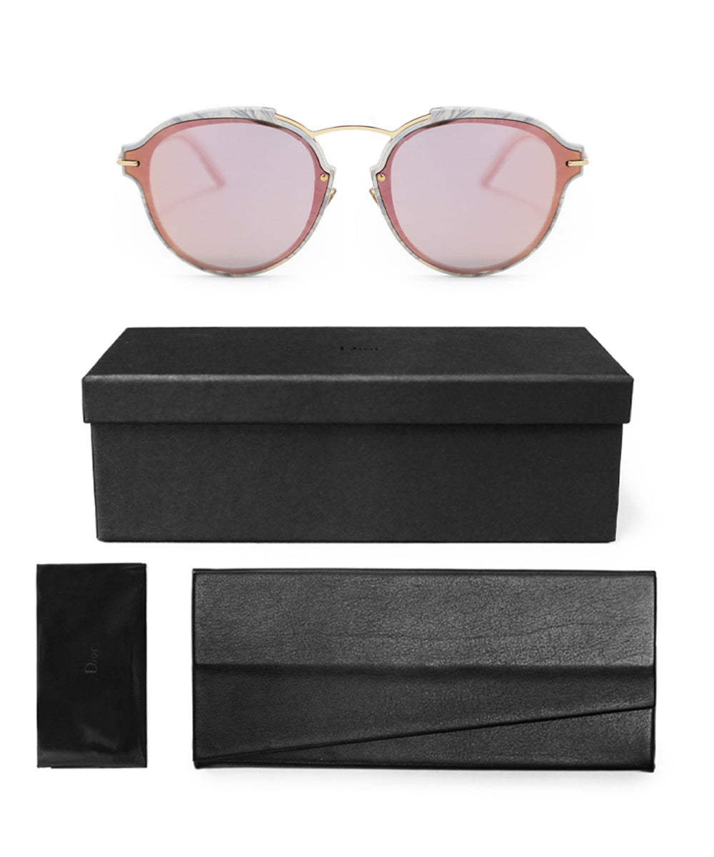 Dior Round Sunglasses Eclat GBZ0J 60