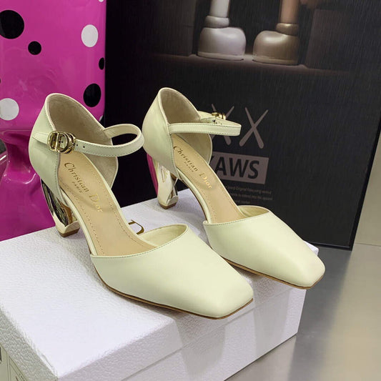 Dior Women’s Shoes Rhodes Heeled Shaped and hollow Shoes