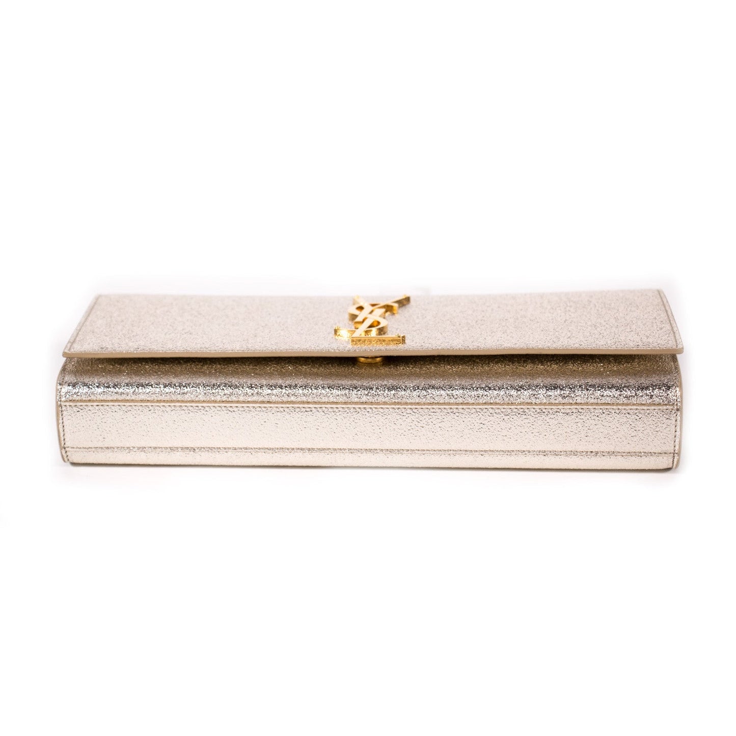 Saint Laurent Monogram Metallic Clutch