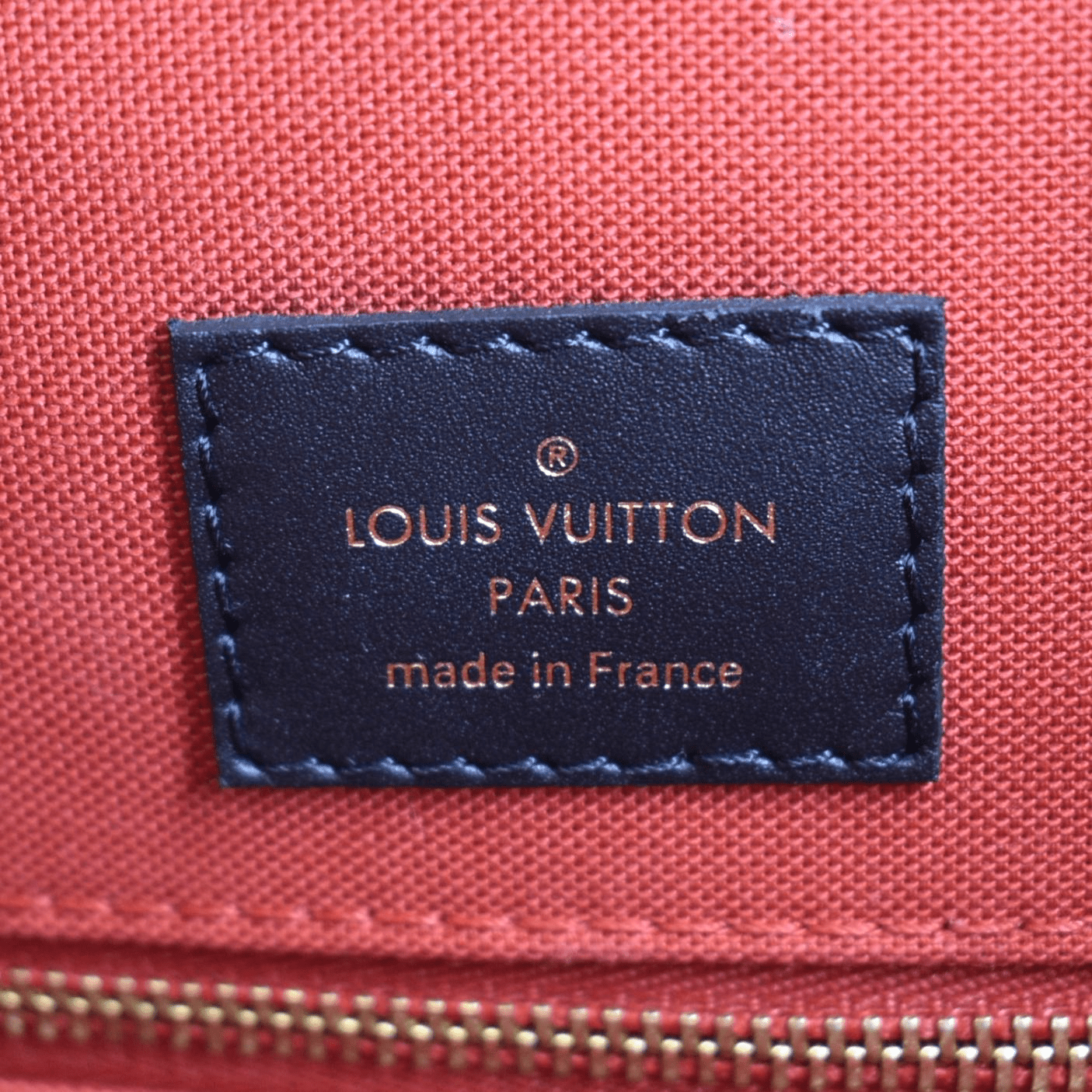 LOUIS VUITTON Onthego GM Giant Monogram Canvas Tote Shoulder Bag Brown