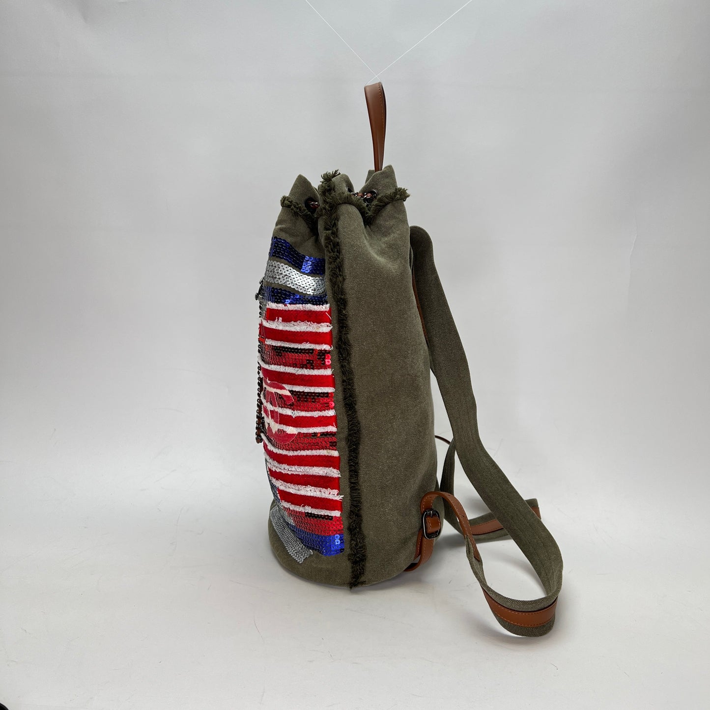 Cuba La Habana Multi-colour Backpack in Sequins, Ruthenium hardware