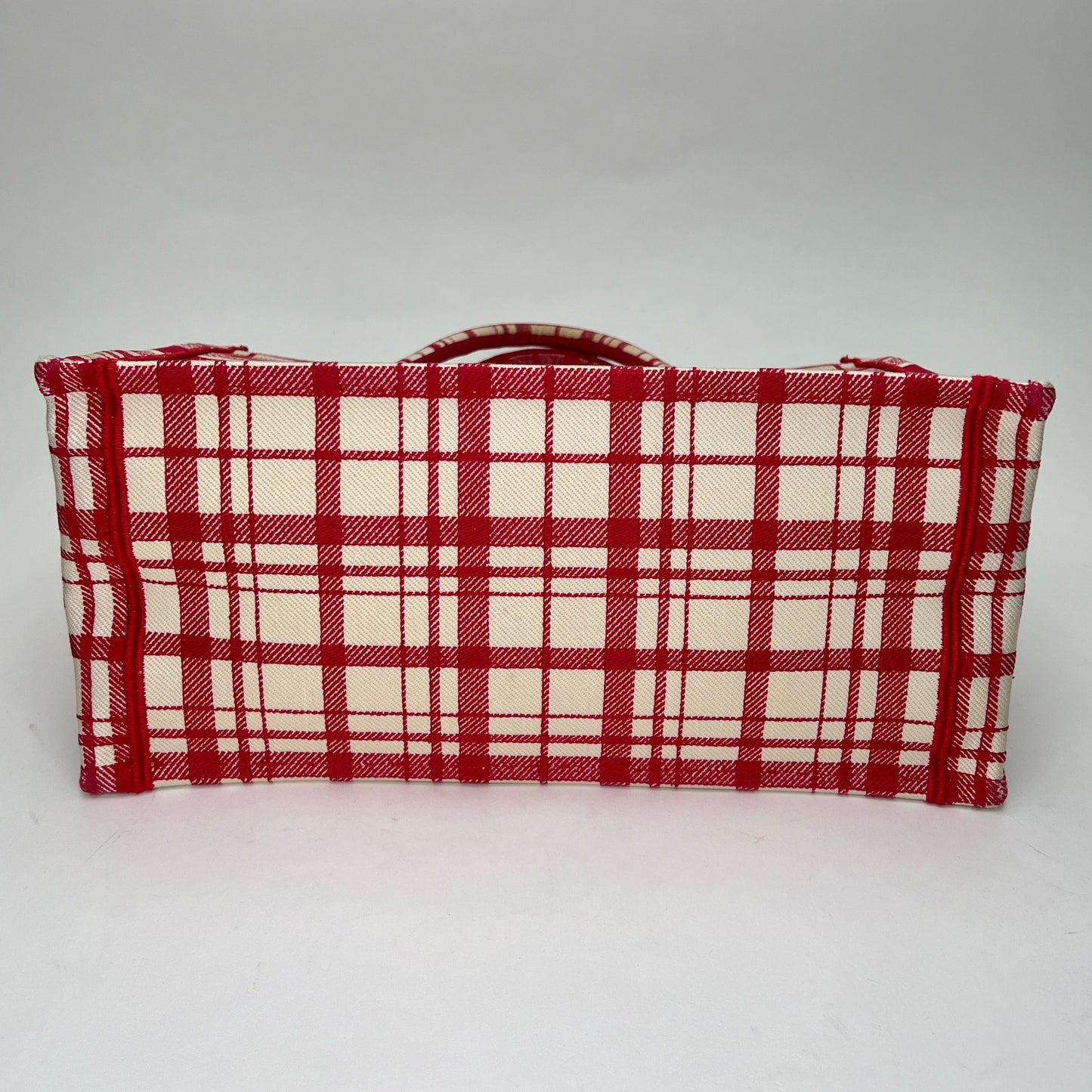 Book Tote Medium Red Tote Bag in Canvas