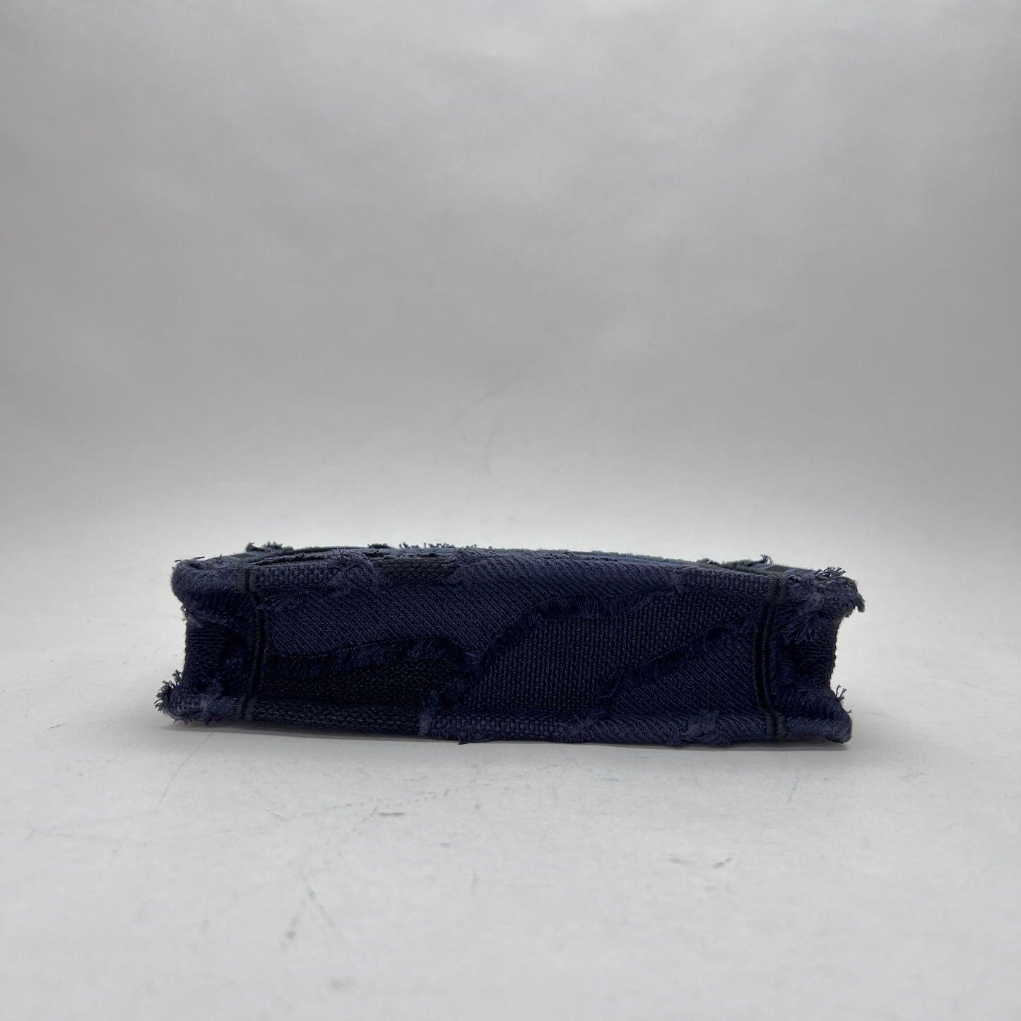 Book Tote Mini Navy Tote Bag in Jacquard