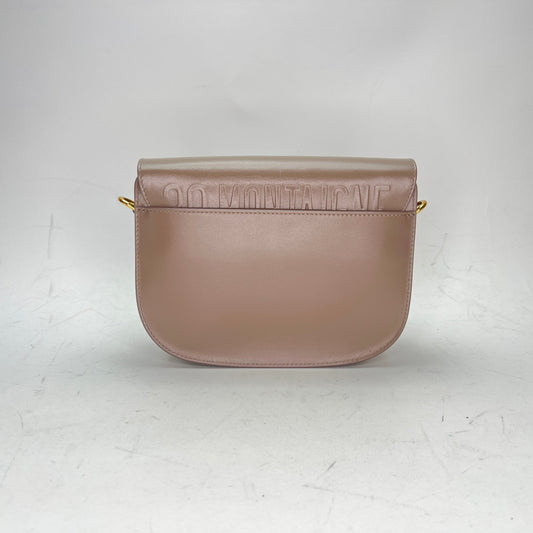 Bobby Medium Brown Crossbody Bag in Calfskin, Gold hardware