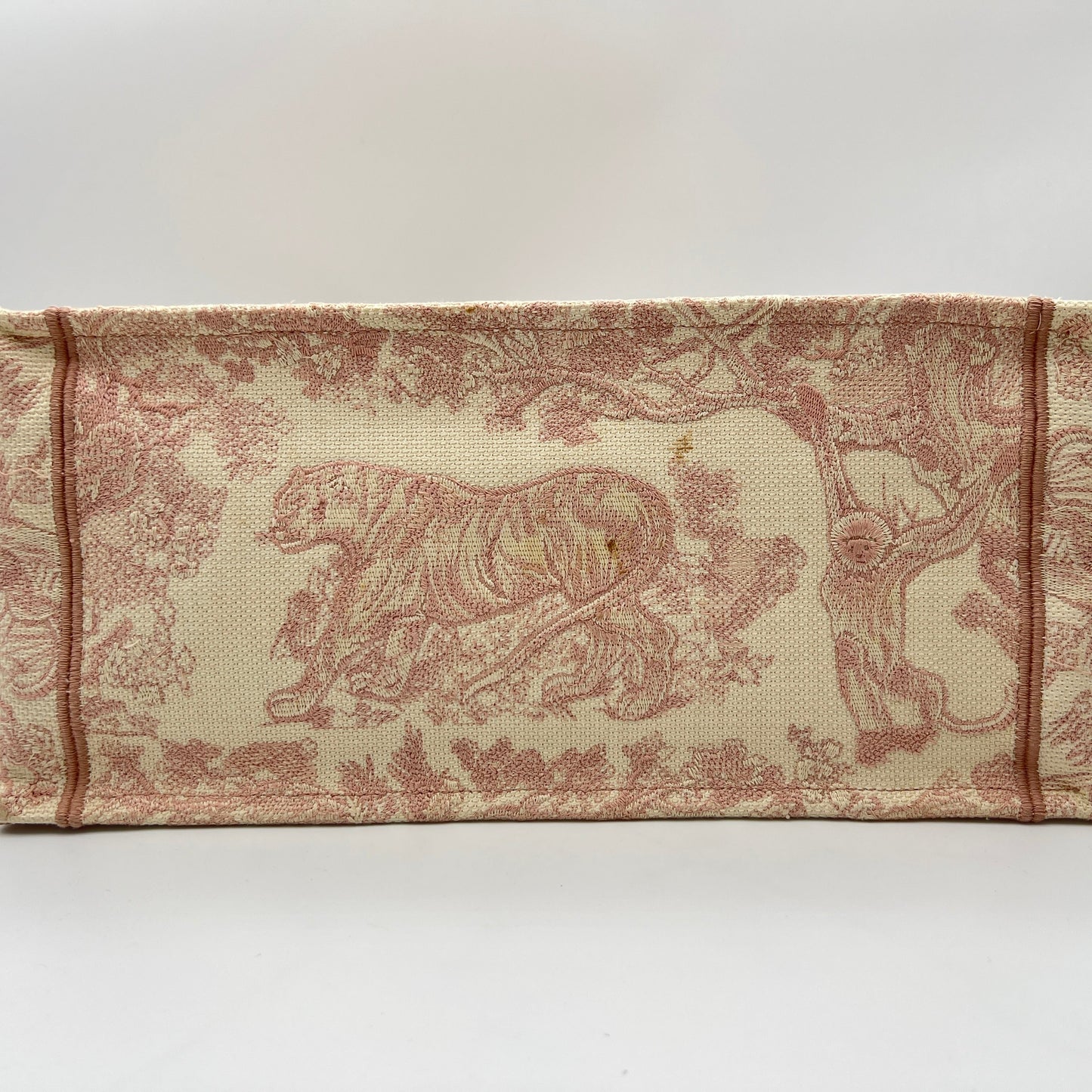 Book Tote Medium Pink Tote Bag in Jacquard