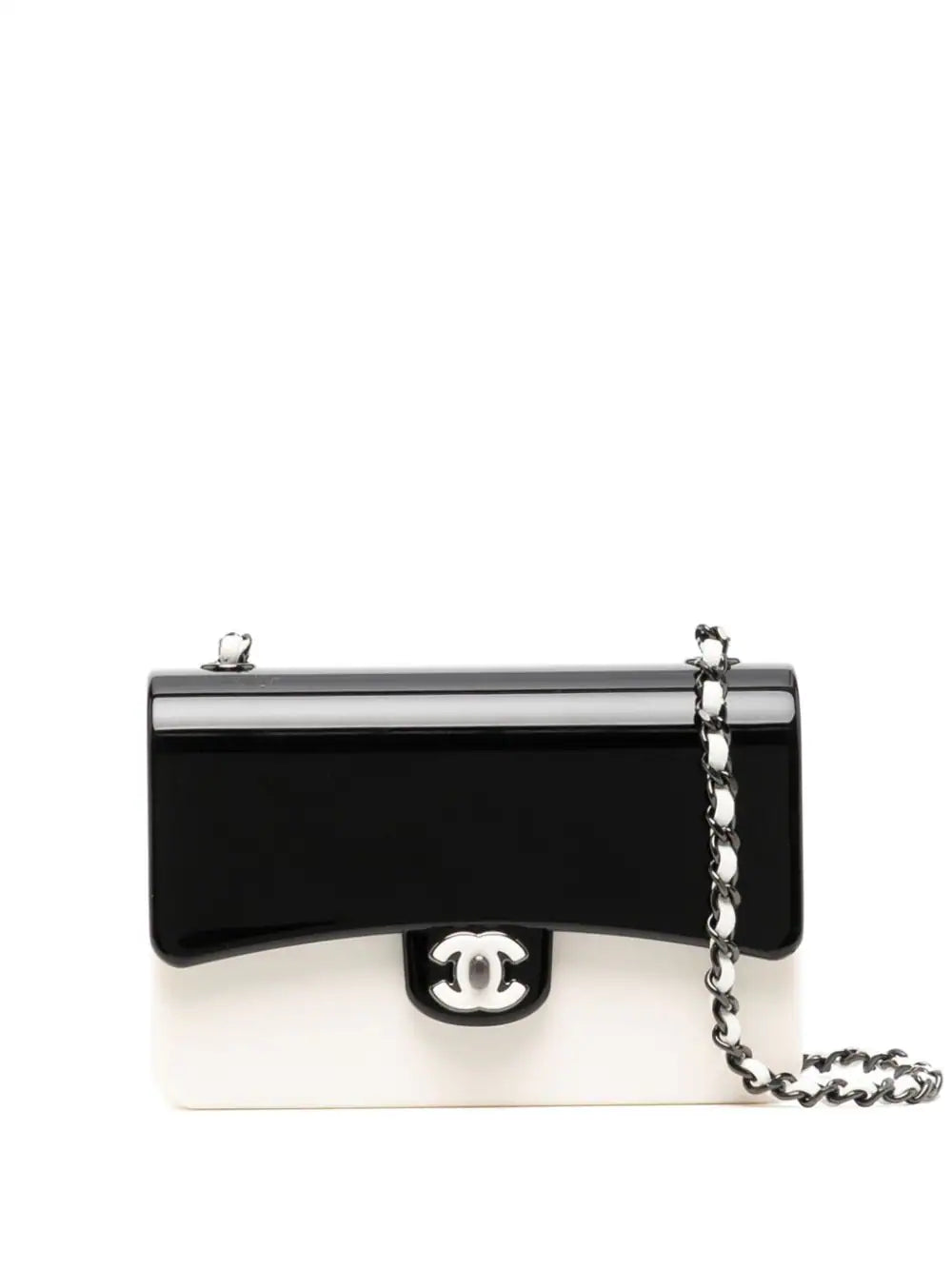 CHANEL Colour-Block Flap Bag Minaudiere