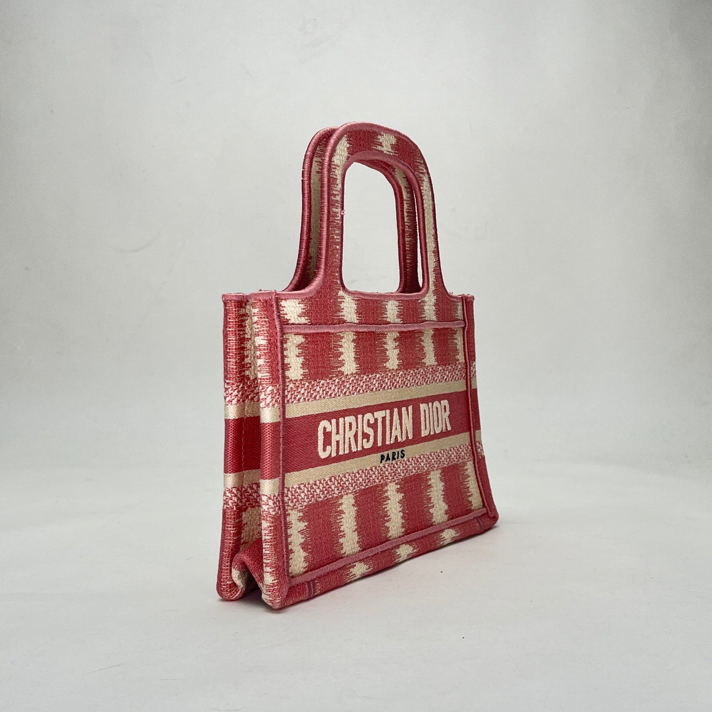 Book Tote Mini Top handle bag in Jacquard, N/A Hardware