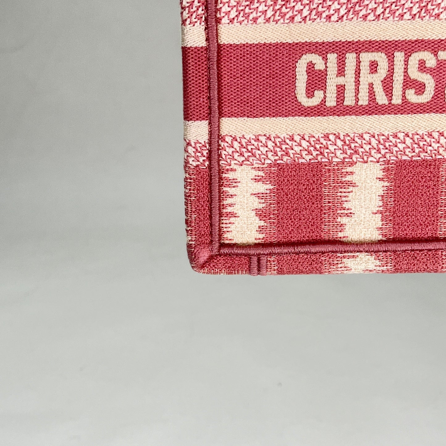 Book Tote Mini Top handle bag in Jacquard, N/A Hardware