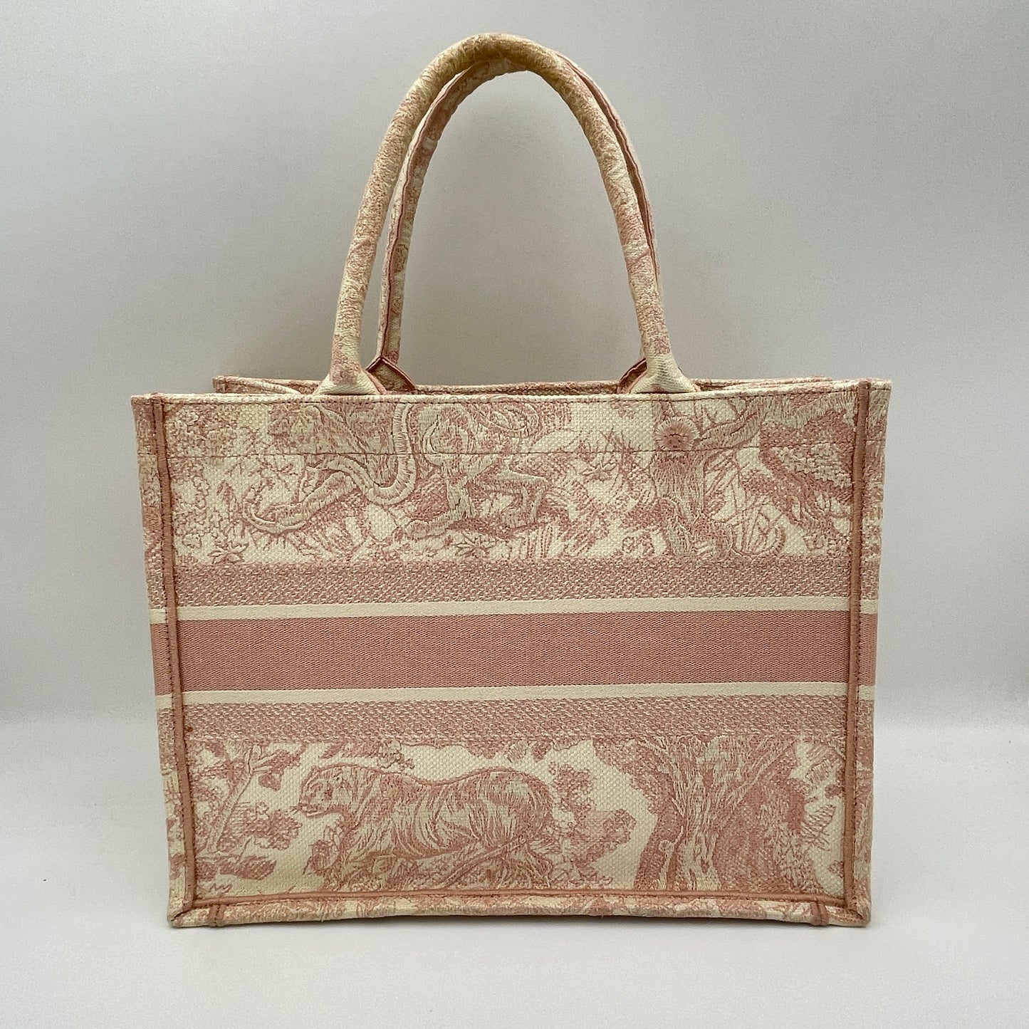 Book Tote Pink Tote Bag in Canvas