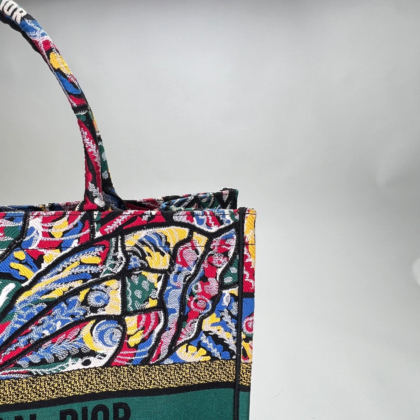 MULTICOLOUR LARGE BUTTERFLY BOOK Tote Bag Large Multi-colour Tote Bag in Canvas