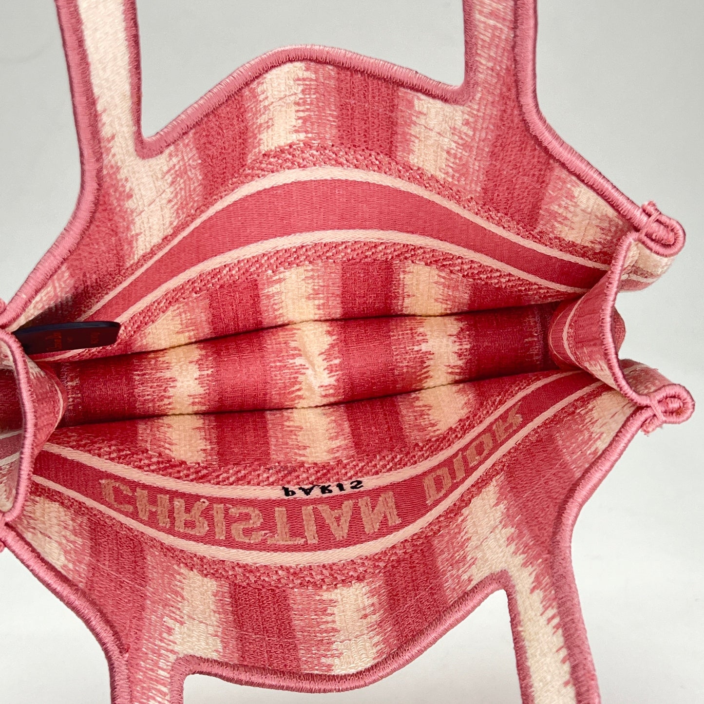 Book Tote Mini Top handle bag in Jacquard, N/A Hardware