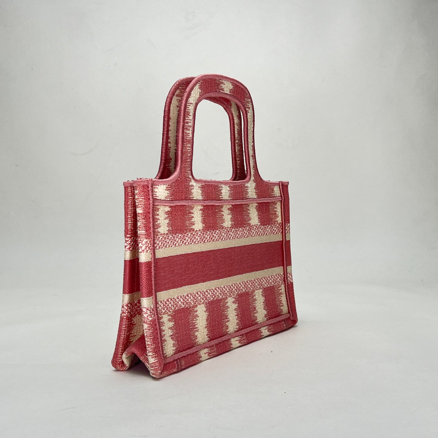 Book Tote Mini Top handle bag in Jacquard, N/A Hardware