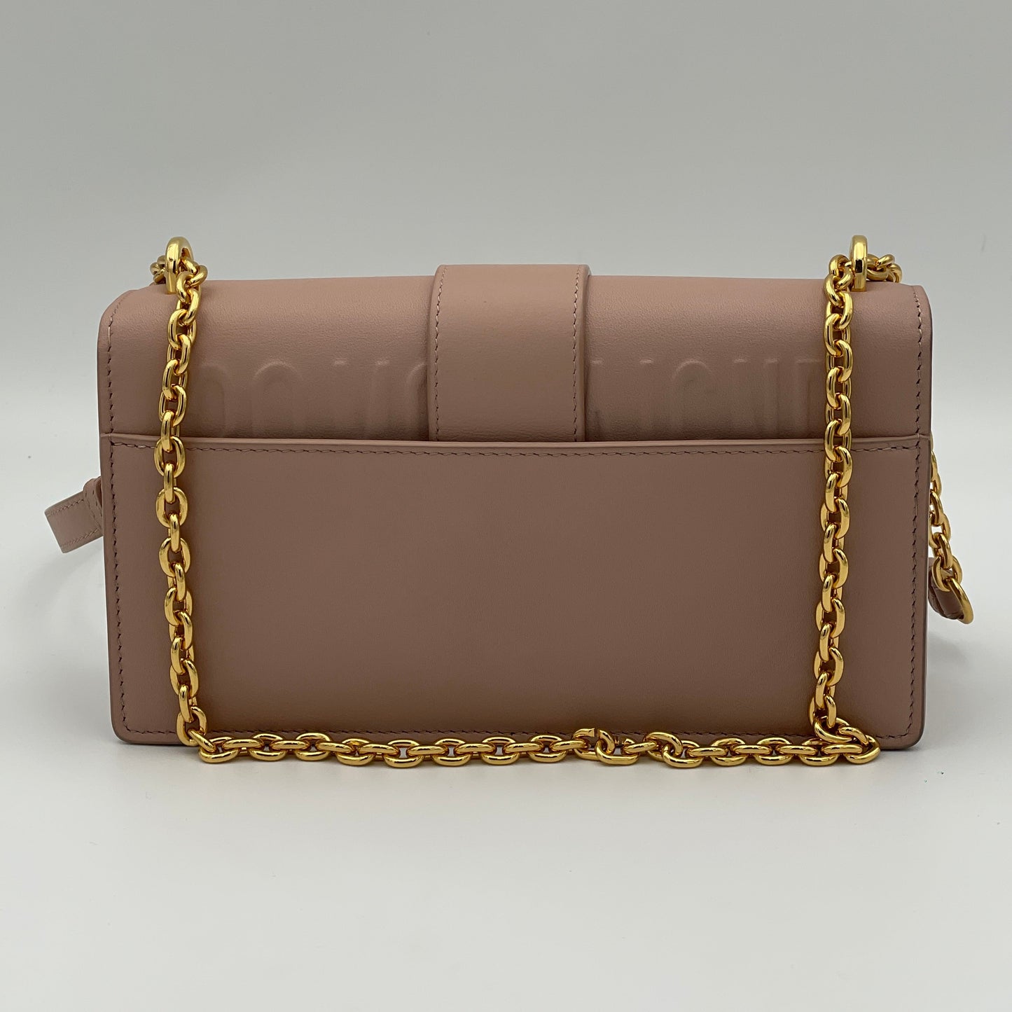 30 Montaigne East West Pink Crossbody Bag in Calfskin, Gold hardware