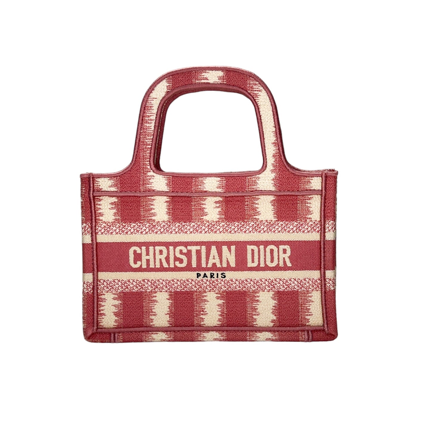 Book Tote Mini Top handle bag in Jacquard, N/A Hardware