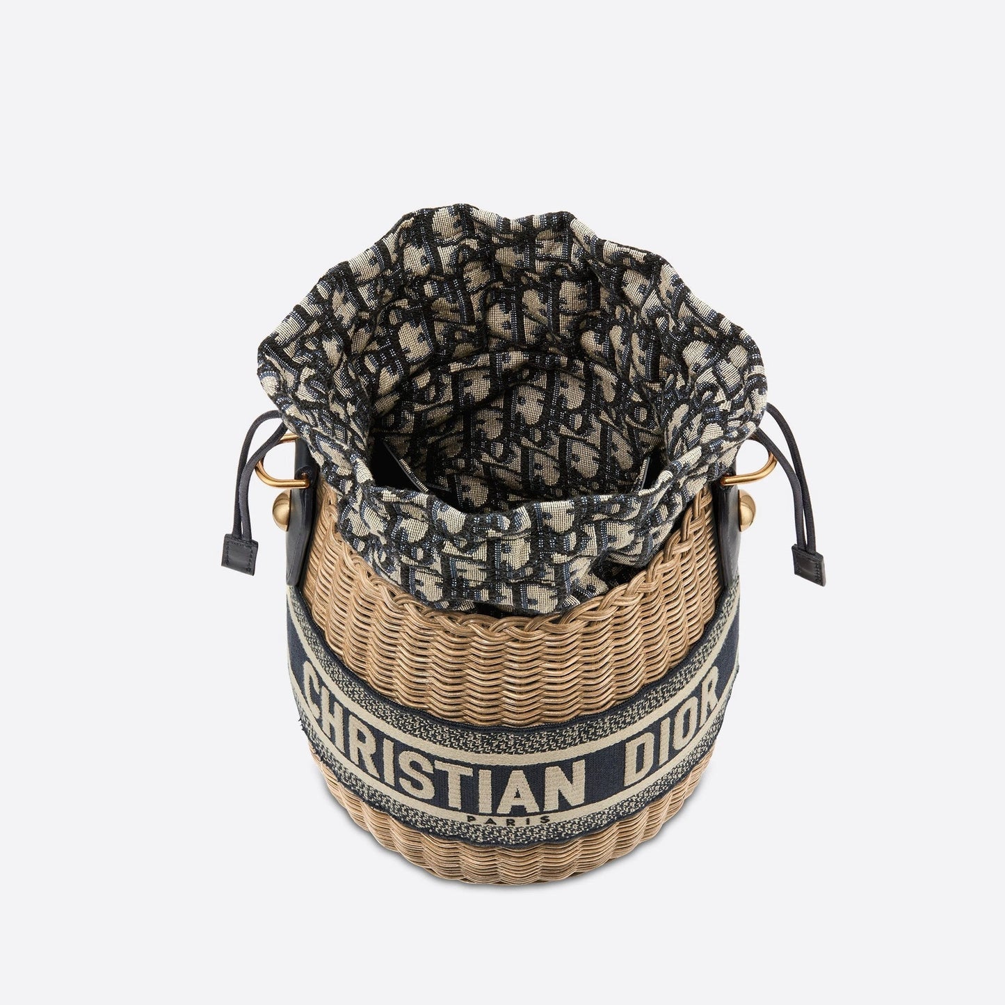 DIOR WICKER BUCKET Bag
