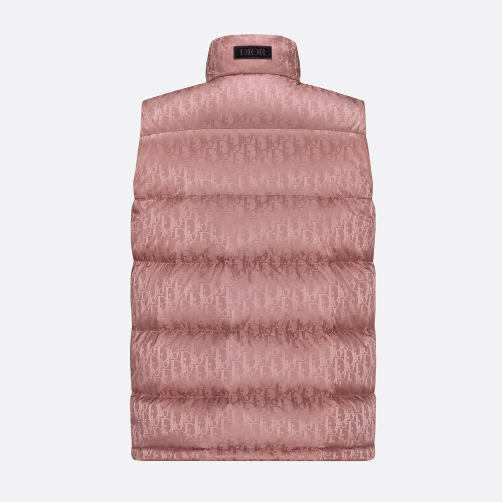 DIOR OBLIQUE SLEEVELESS DOWN JACKET
