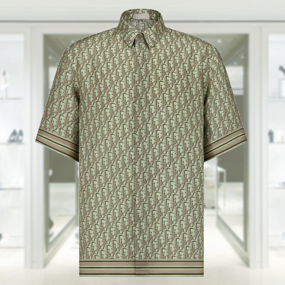 DIOR OBLIQUE SHORT-SLEEVED SHIRT