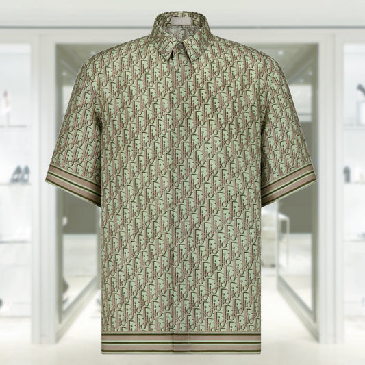 DIOR OBLIQUE SHORT-SLEEVED SHIRT