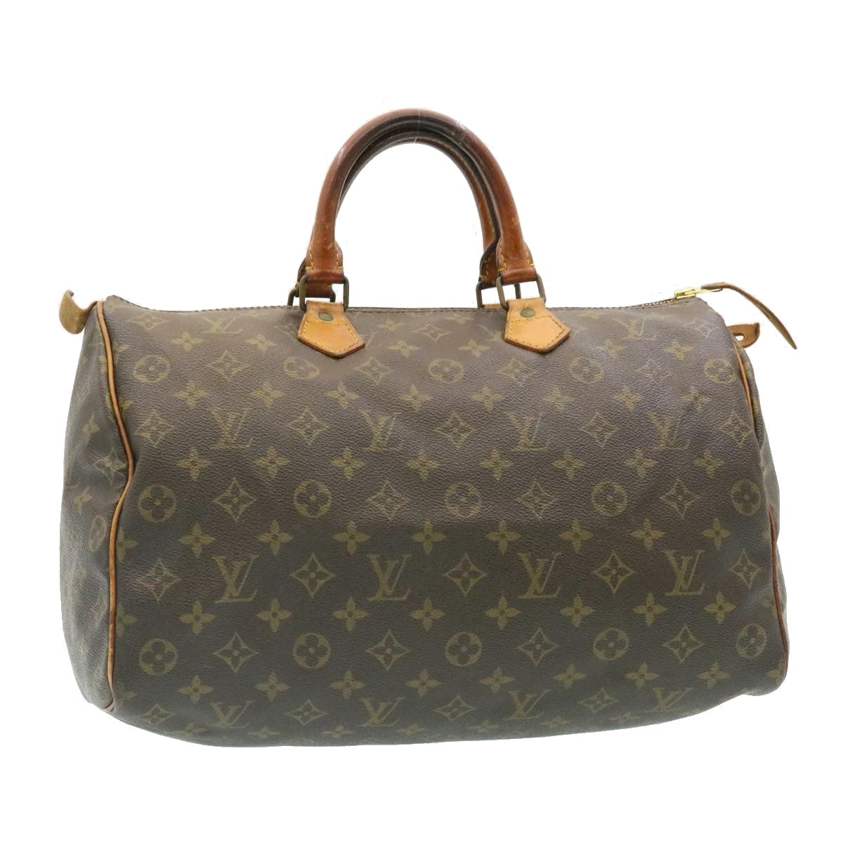 LOUIS VUITTON Monogram Speedy 35 Hand Bag M41524 LV Auth ds129