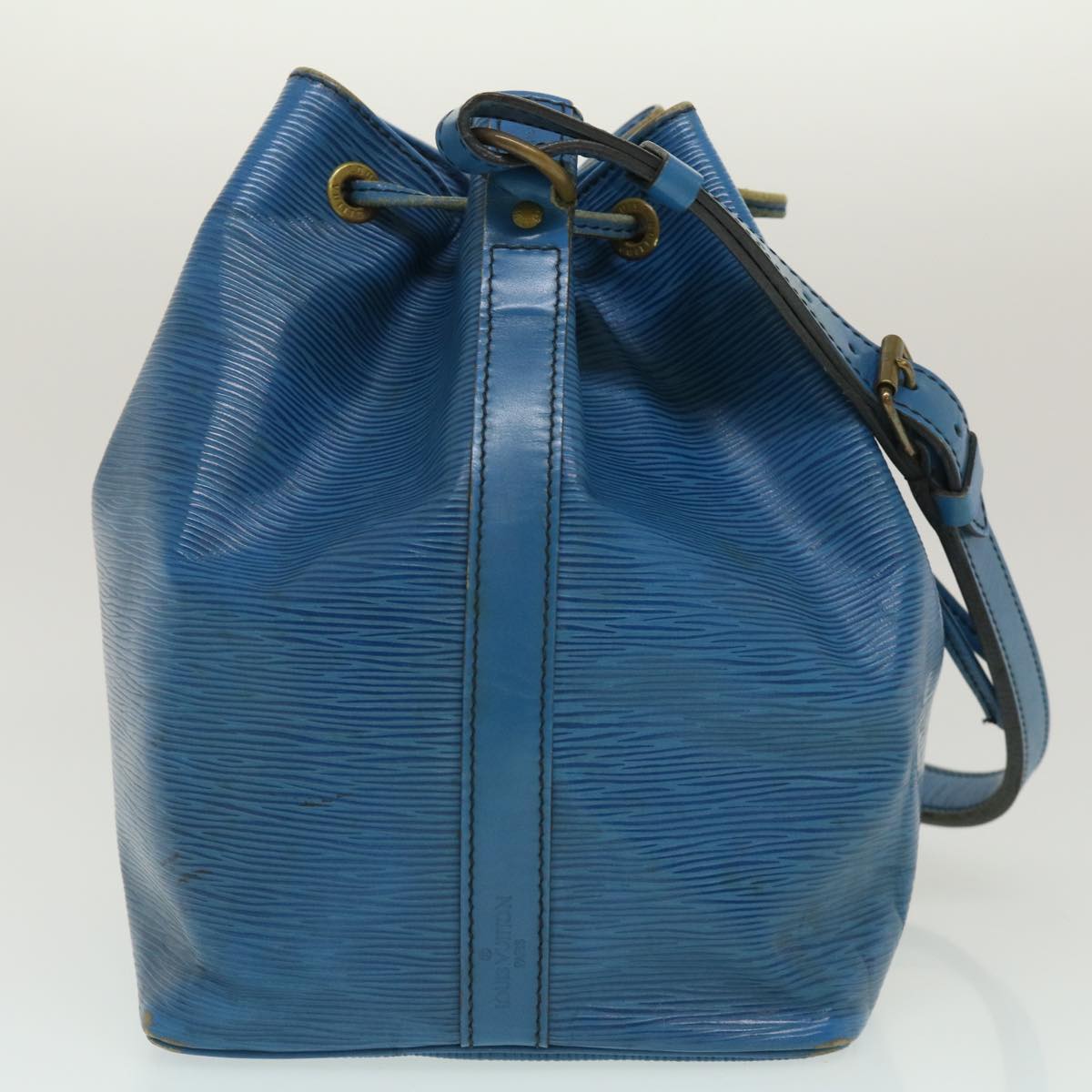 LOUIS VUITTON Epi Petit Noe Shoulder Bag Blue M44105 LV  ds528