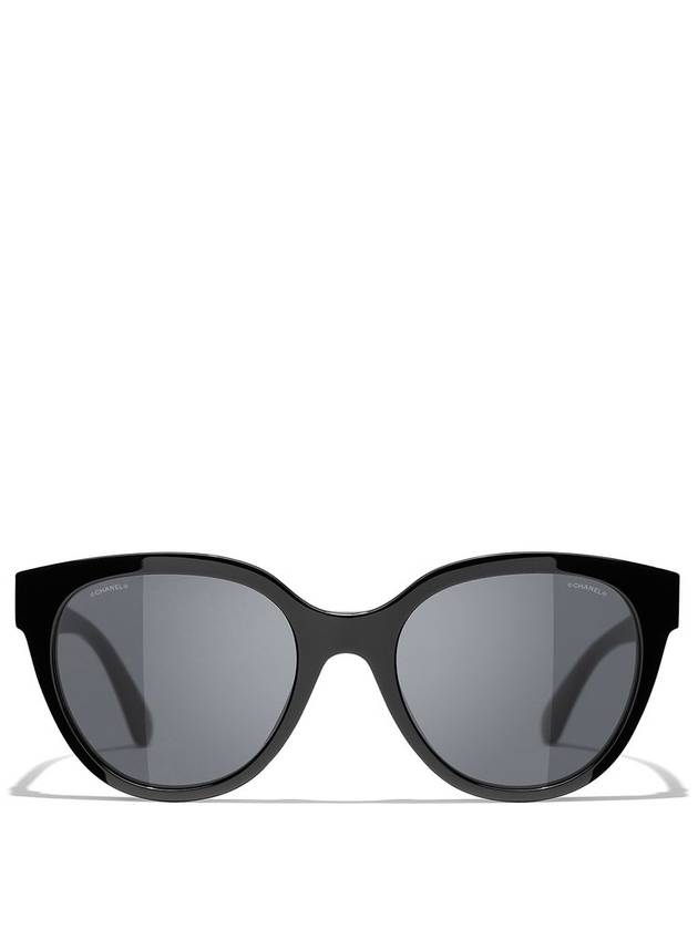Eyewear Butterfly Acetate Sunglasses Black Chanel