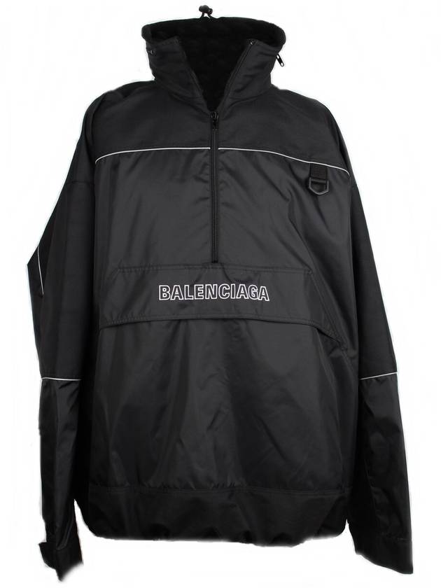 Luxury Balenciaga  Logo Anorak Black 46