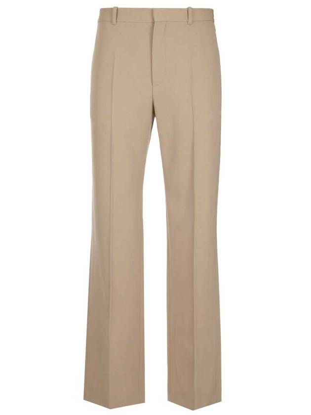 Luxury Balenciaga  Straight Pants Beige