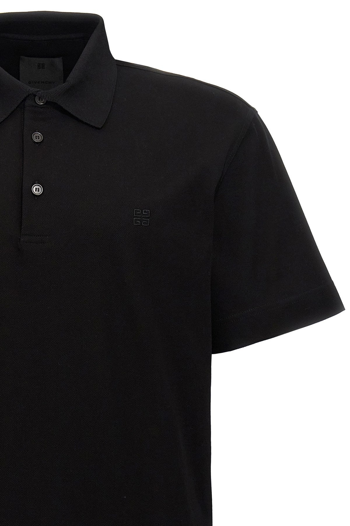 Givenchy Men Logo Embroidery Polo Shirt