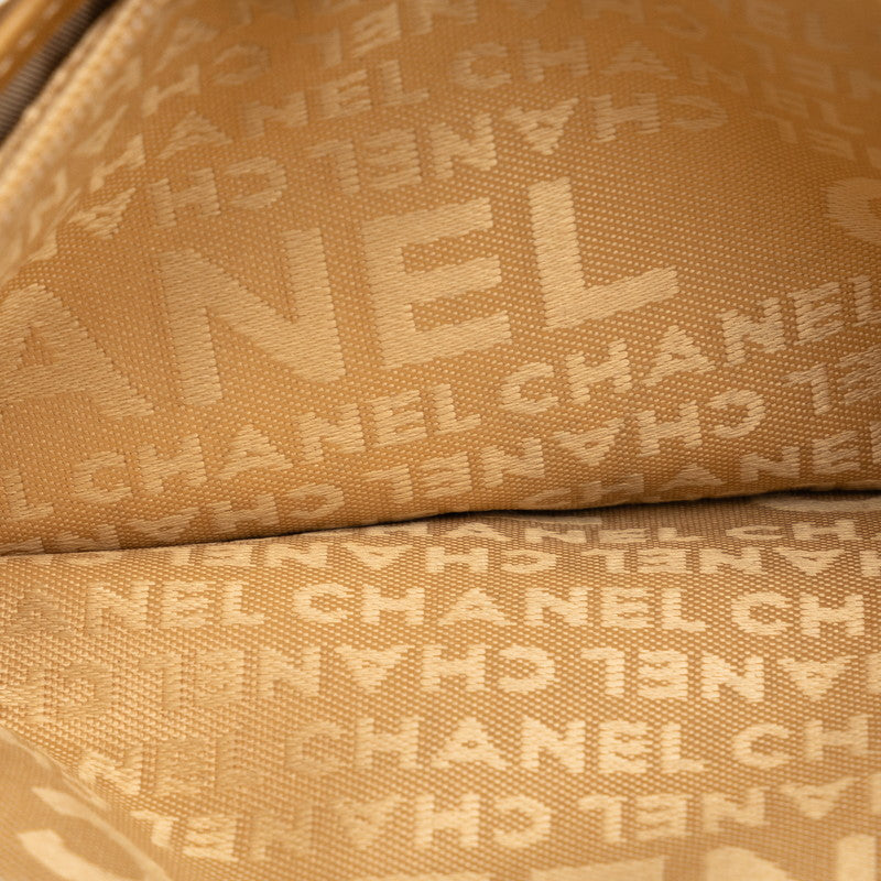 CHANEL CHANEL Long Wallet Leather Beige Ladies Market