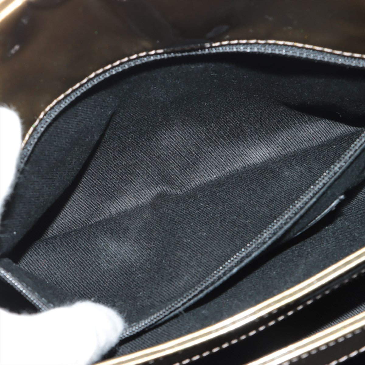 Chanel Matrasse Patent Leather Balling Bag G Gummetal Gold  15th